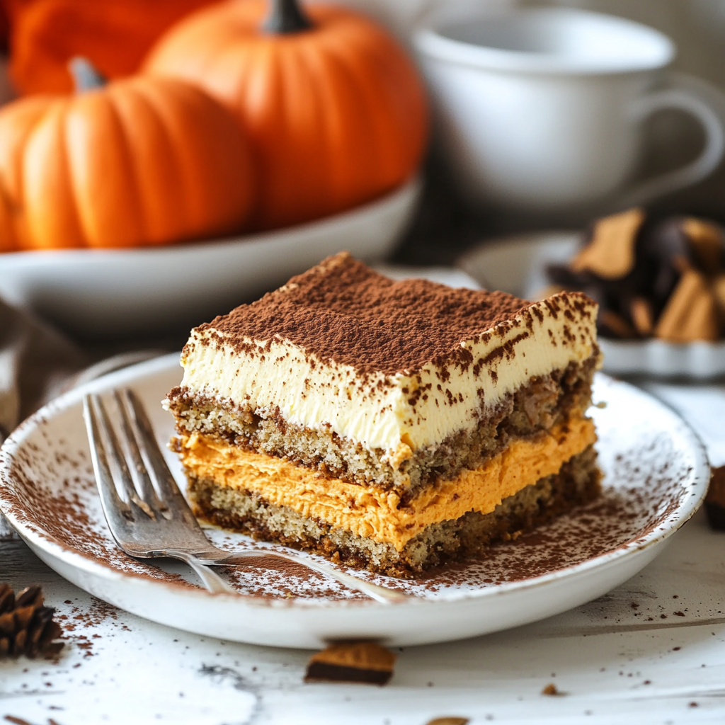 Christmas Pumpkin Tiramisu