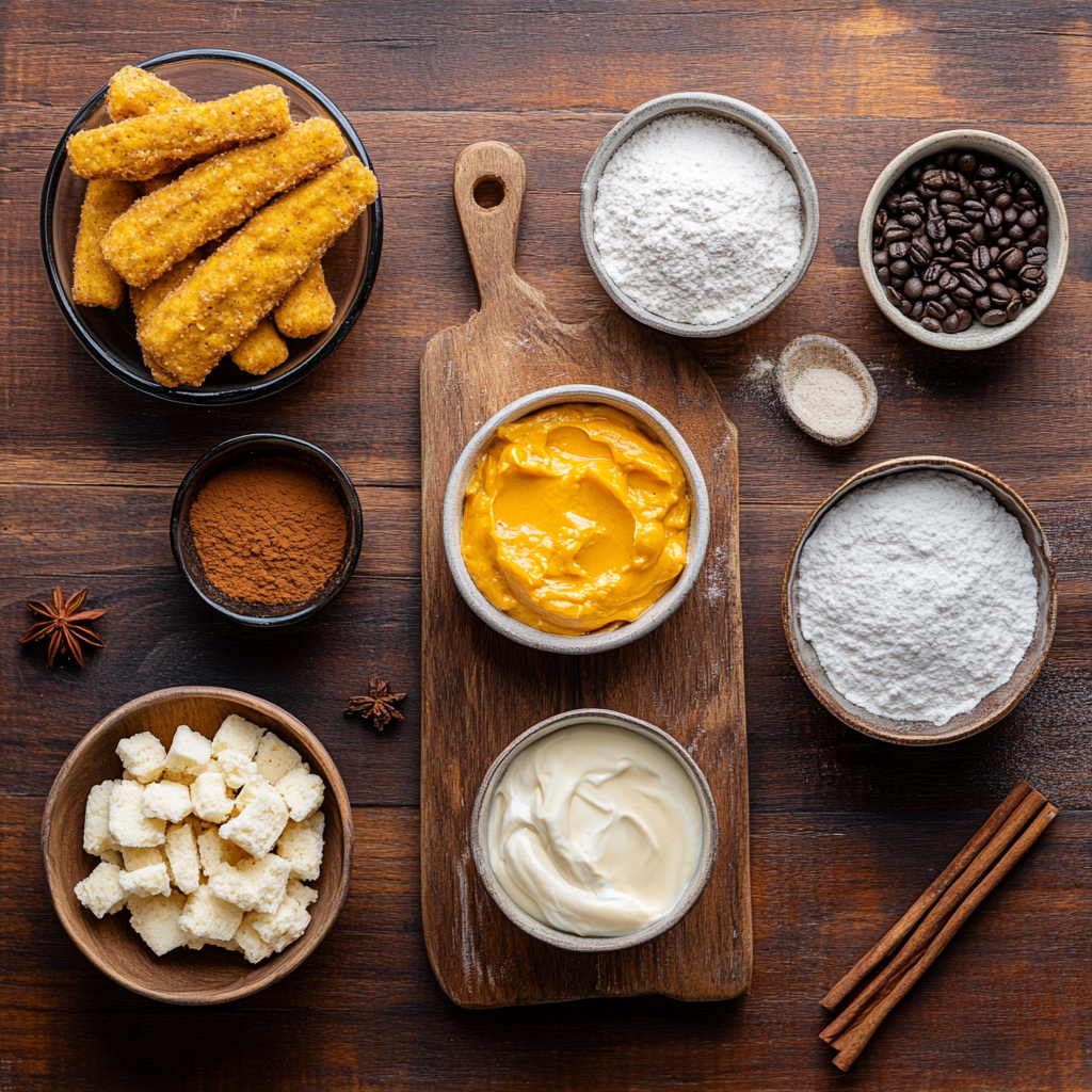 Christmas Pumpkin Tiramisu ingredients