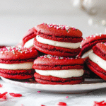 Christmas Red Velvet Cookie Sandwiches