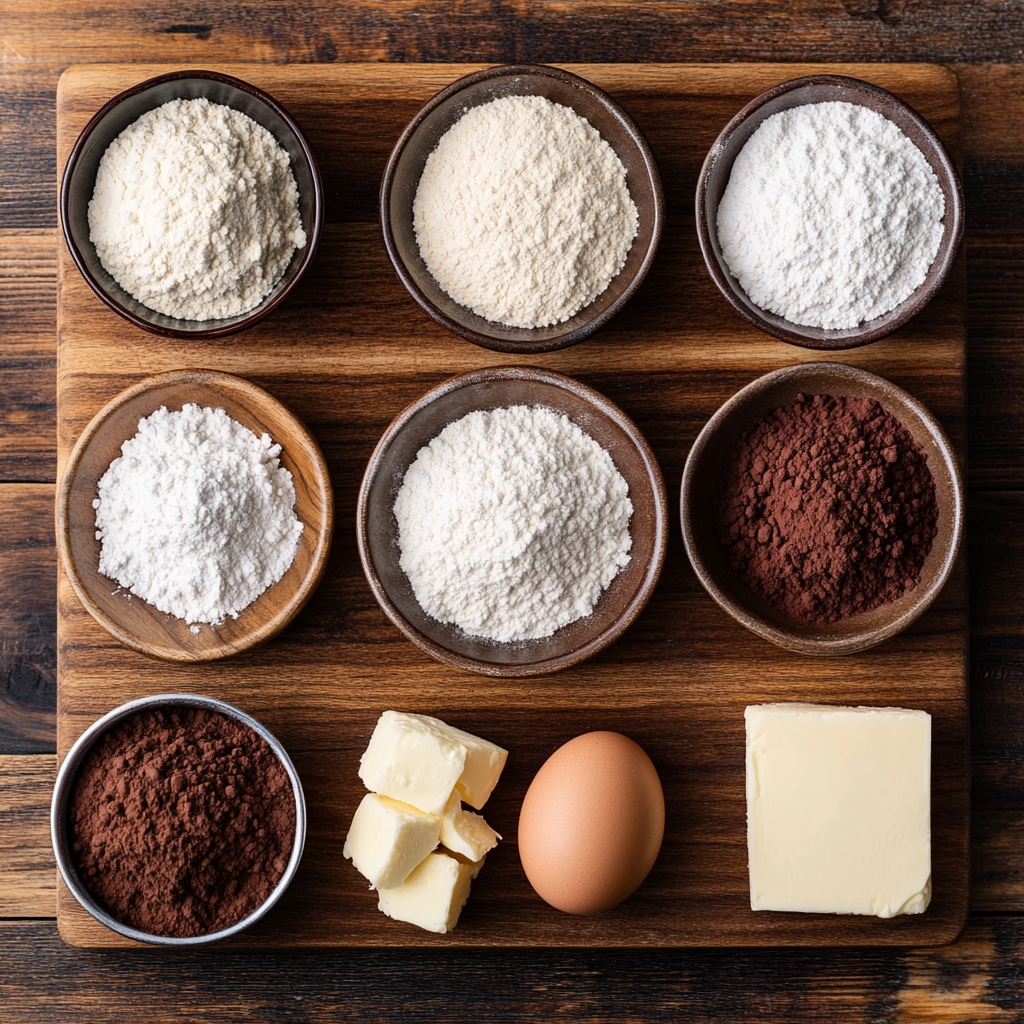 Christmas Red Velvet Cookie Sandwiches ingredients