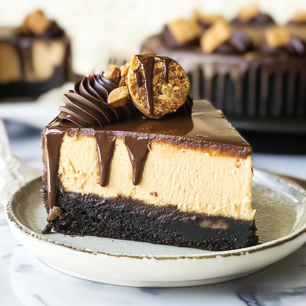 Christmas Reese’s Cheesecake