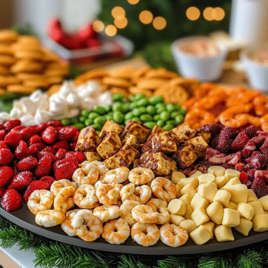 Christmas Snack Board kids