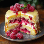 Christmas Zesty Raspberry Lemon Cake