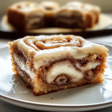 Cinnamon Roll Bliss Bars