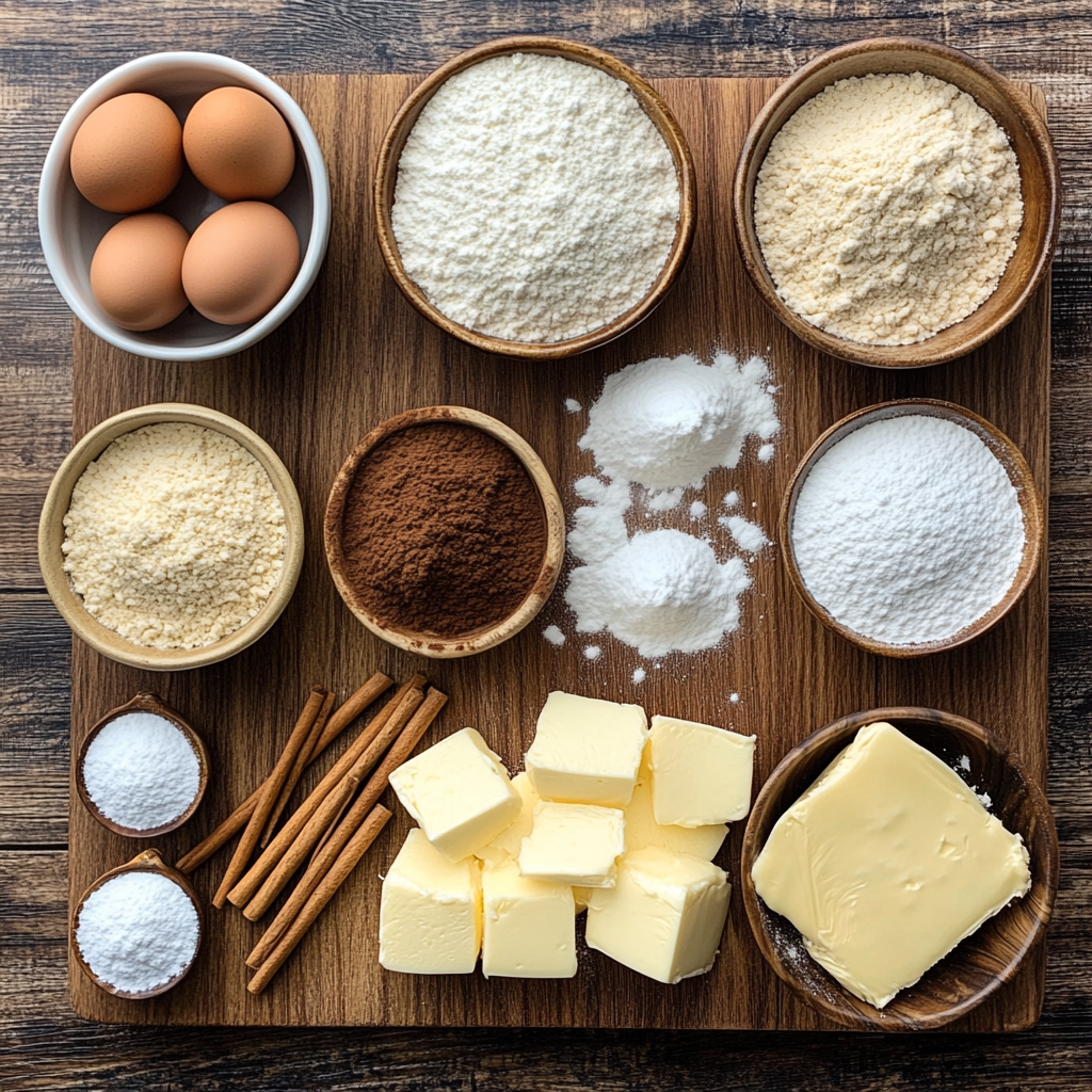 Cinnamon Roll Bliss Bars ingredients