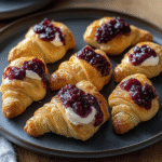 Cranberry Cream Cheese Crescent Bites