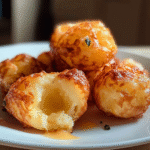 Crispy cheesy mashed potato bites