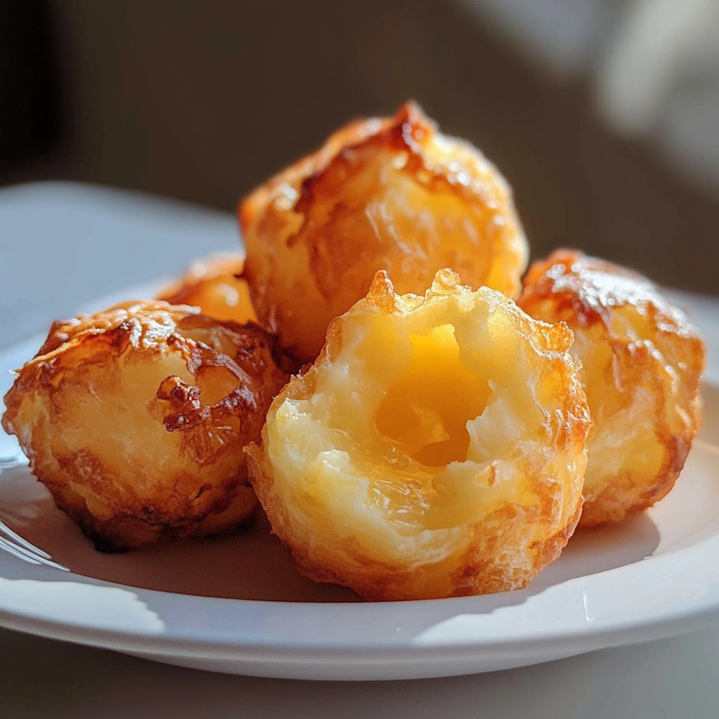 Crispy cheesy mashed potato bites