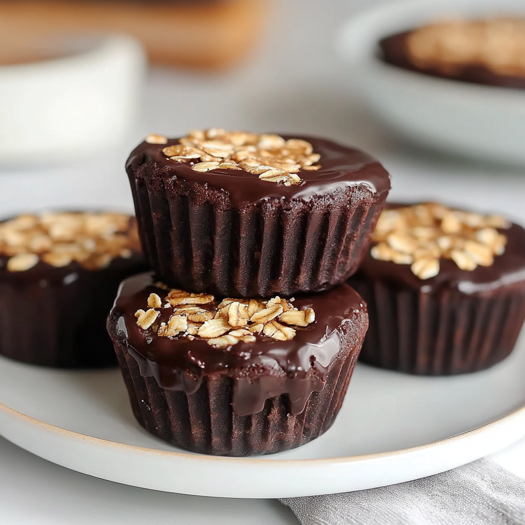 Decadent Dark Chocolate Oatmeal Cups