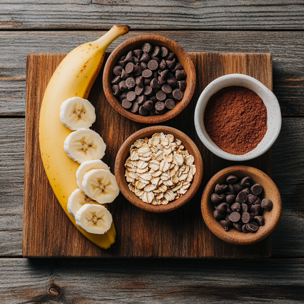 Decadent Dark Chocolate Oatmeal Cups ingredients