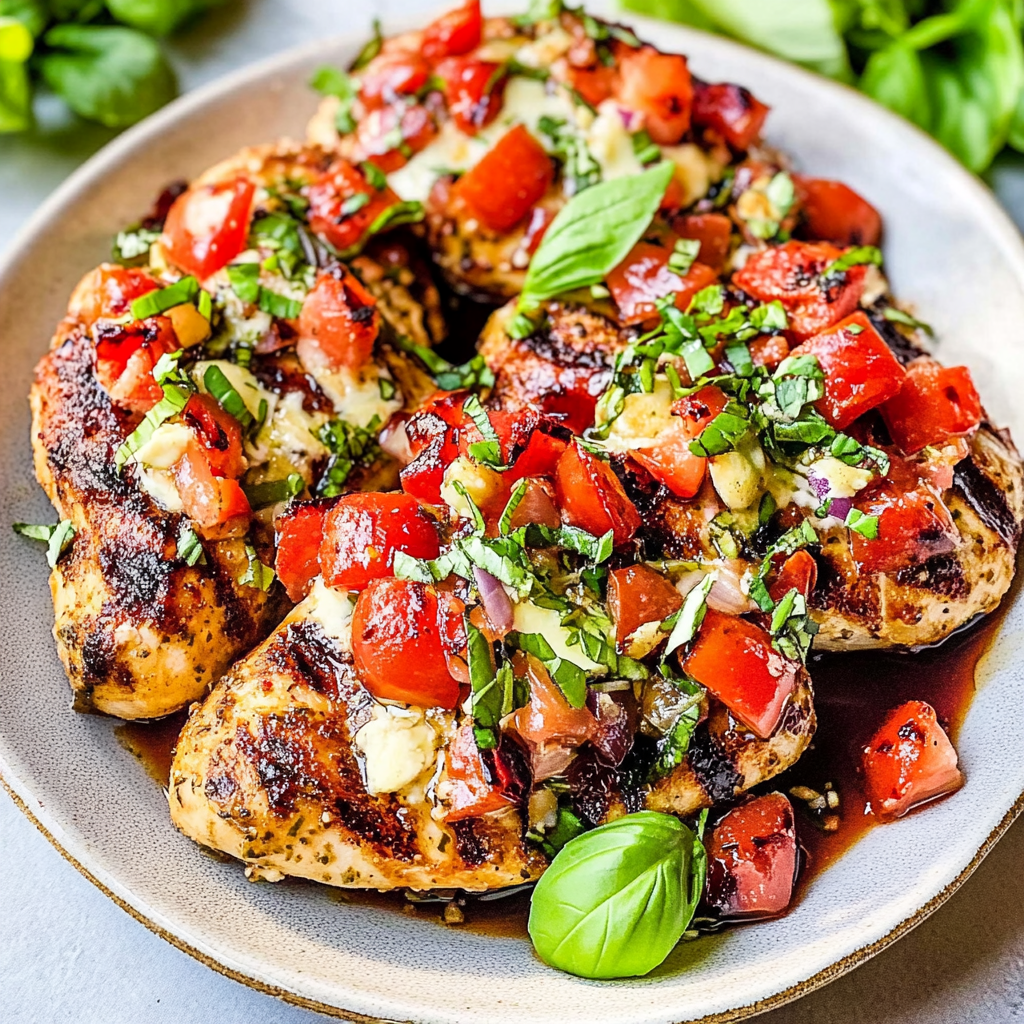 Easy Bruschetta Chicken