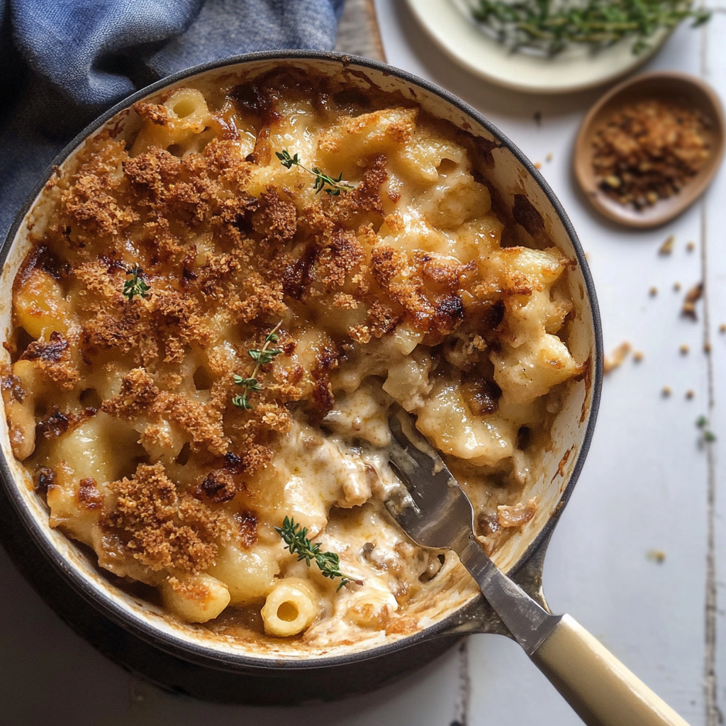 French Onion Mac and Cheese