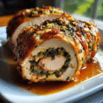 Garlic and Herb Turkey Roulade
