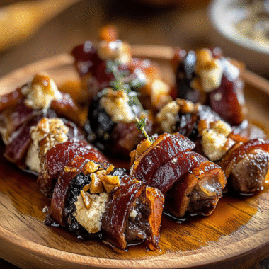 Goat Cheese Beef Bacon Dates