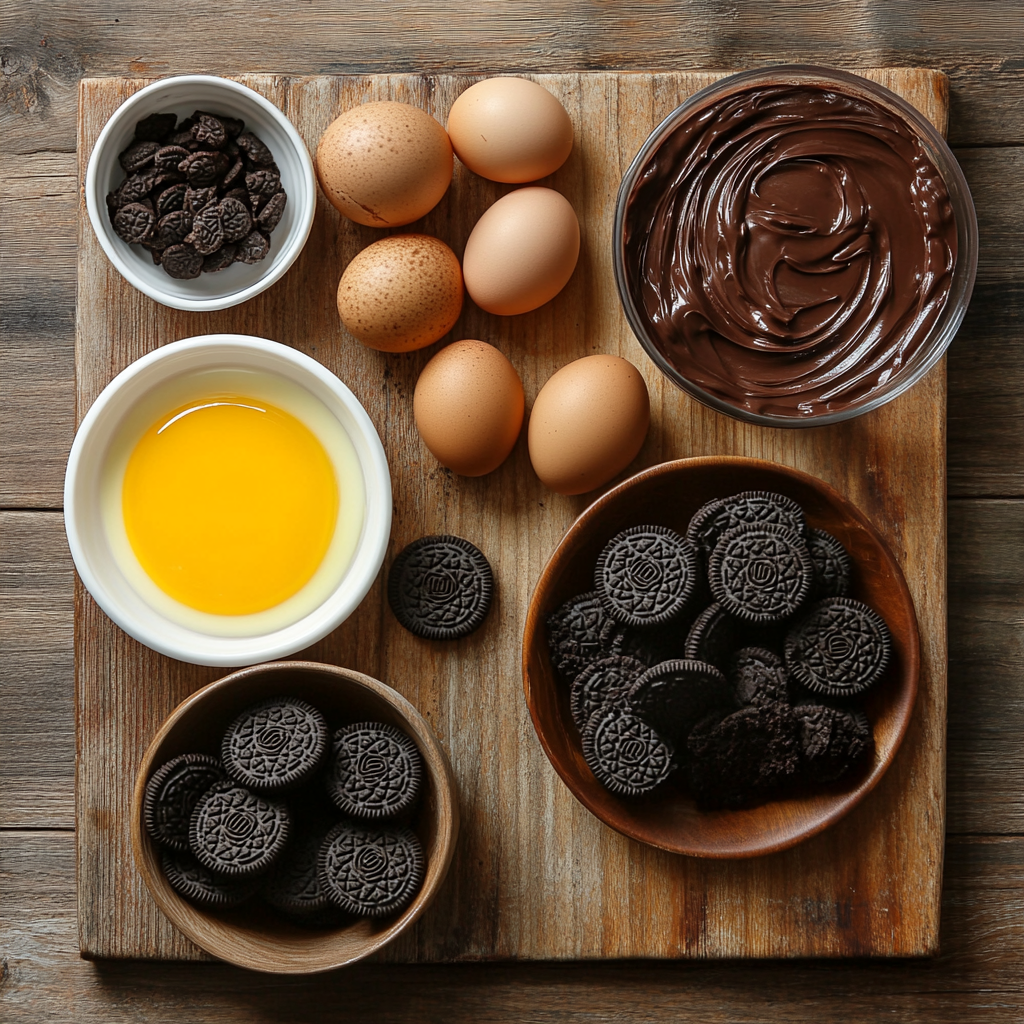 Holiday Chocolate Oreo Cake ingredients