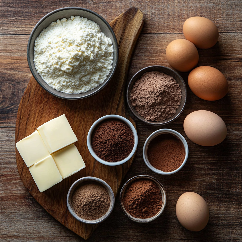 Holiday Tiramisu Cupcakes ingredients