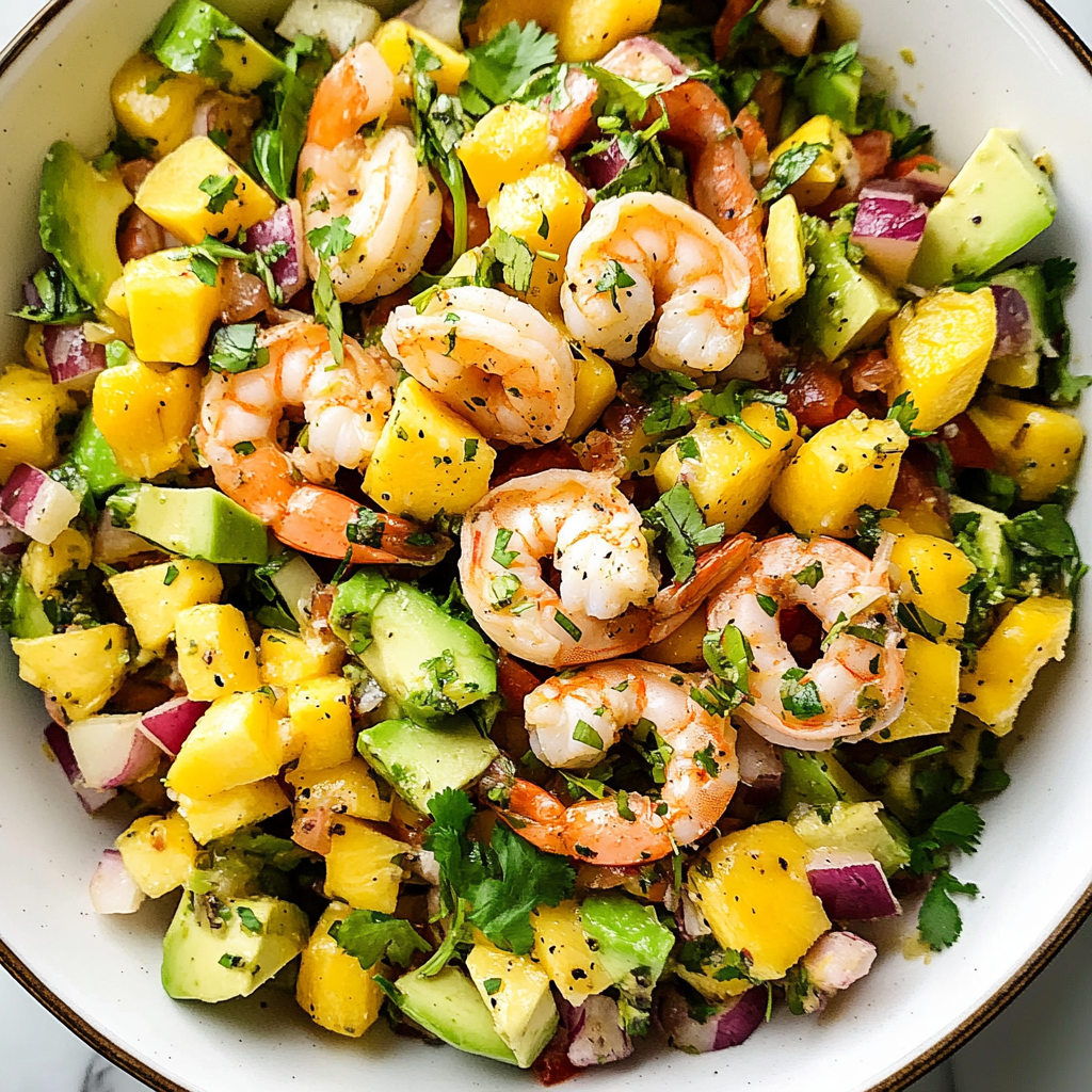 Mango Avocado Shrimp Salad