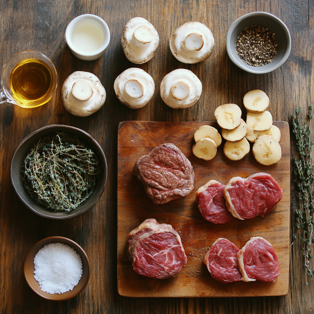 Mini Beef Wellingtons ingredients