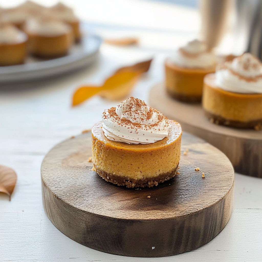 Mini Pumpkin Cheesecake