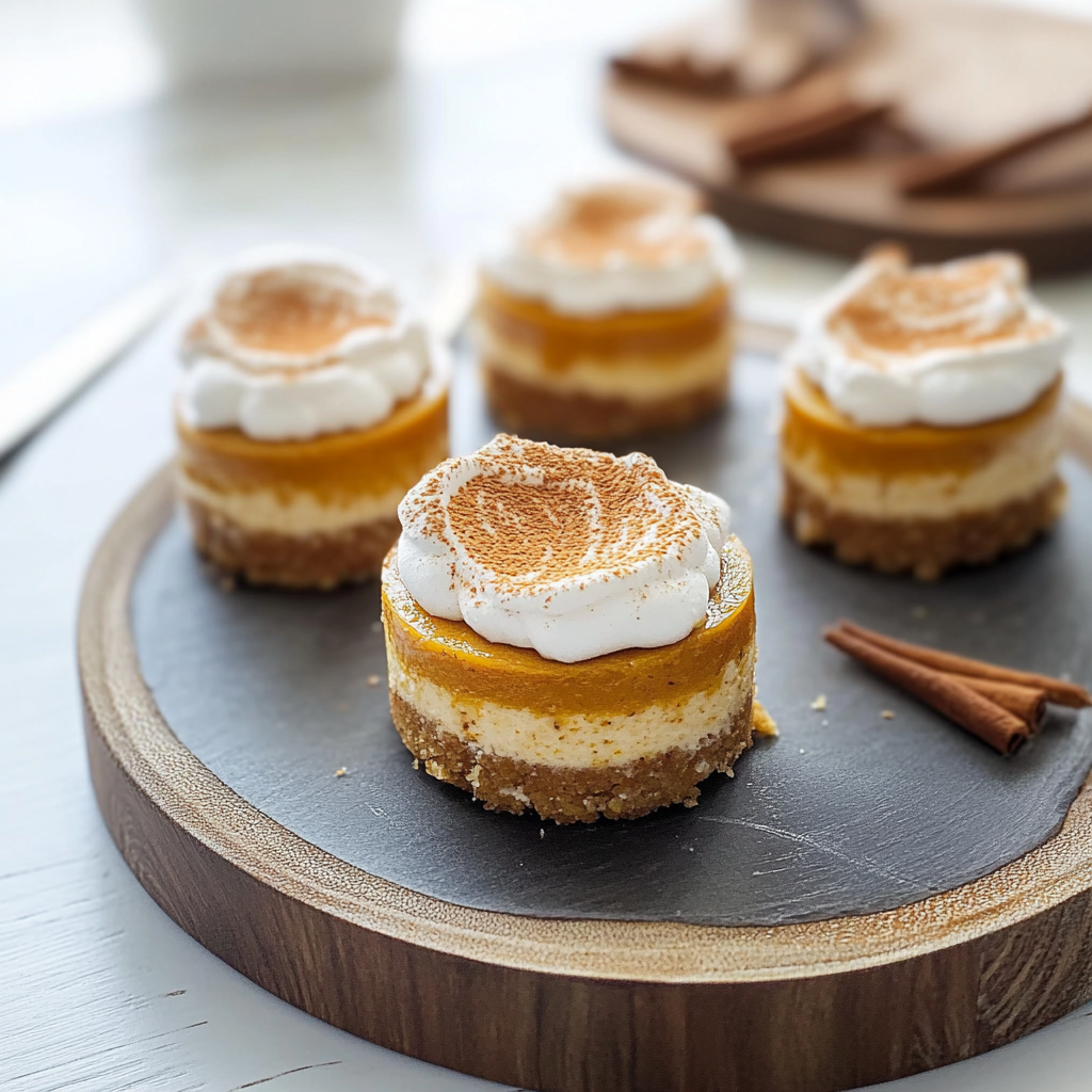 Mini Pumpkin Cheesecake