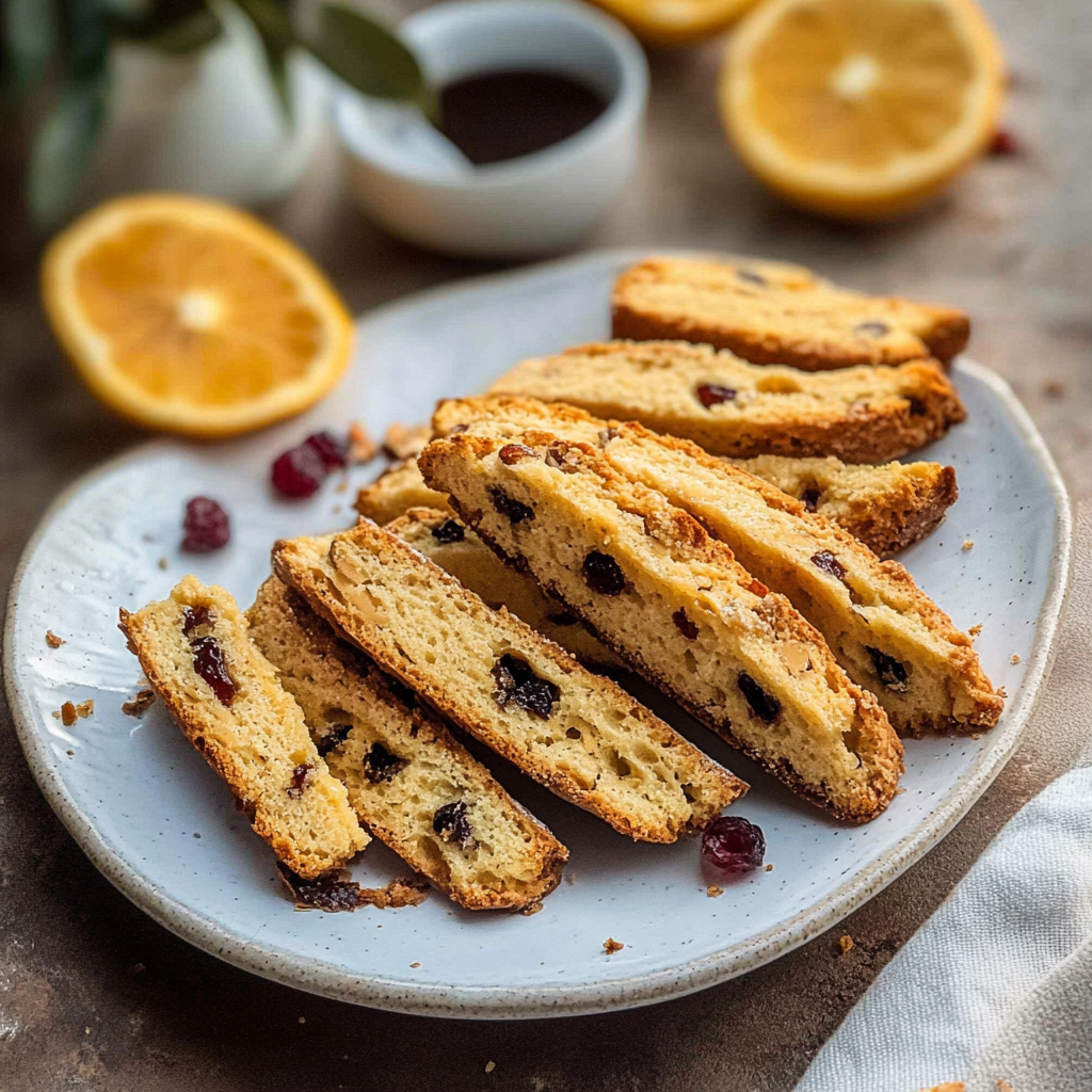 Orange Almond Biscotti