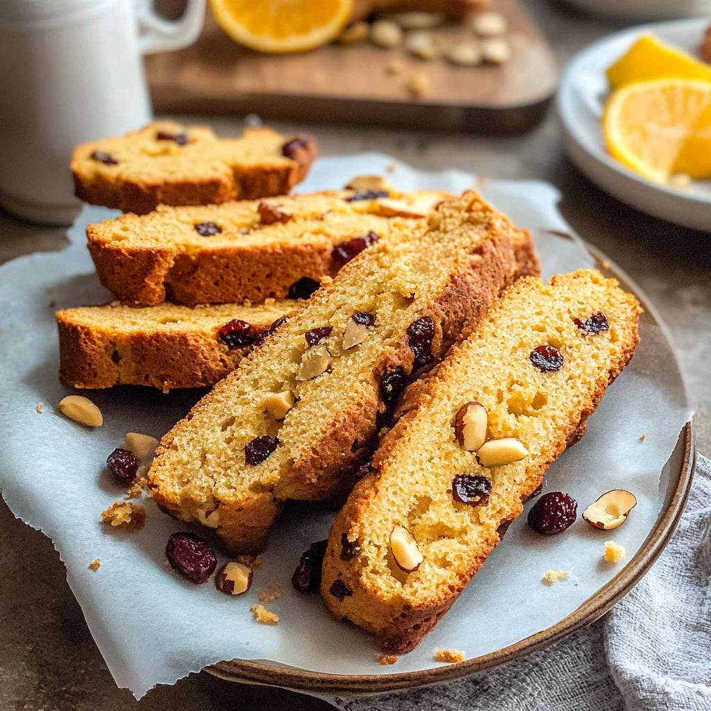 Orange Almond Biscotti