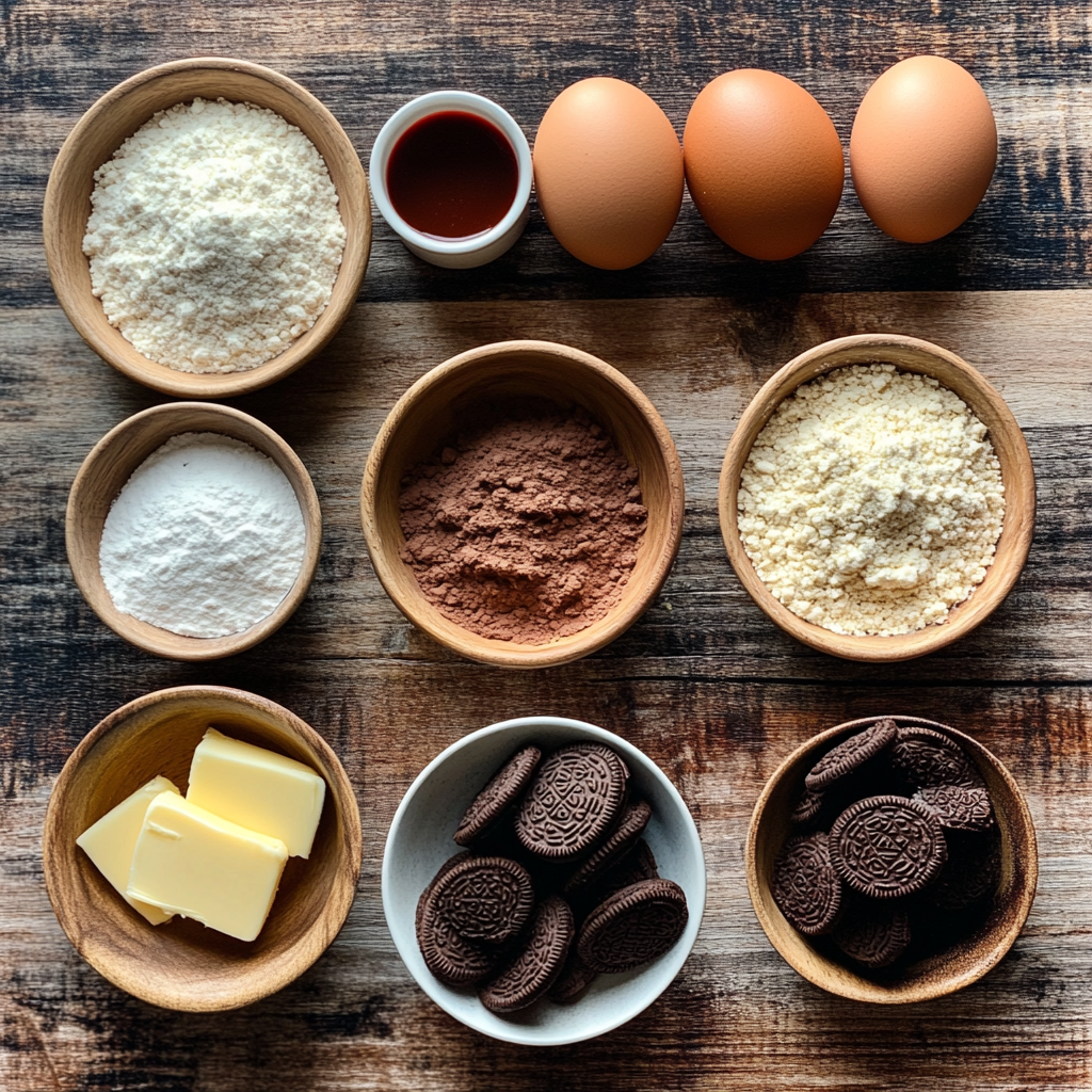 Oreo Red Velvet Cookies ingredients