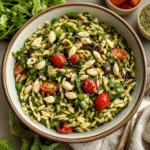 Orzo Salad with Pesto