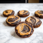 Peanut Butter Swirl Brownie Cookies