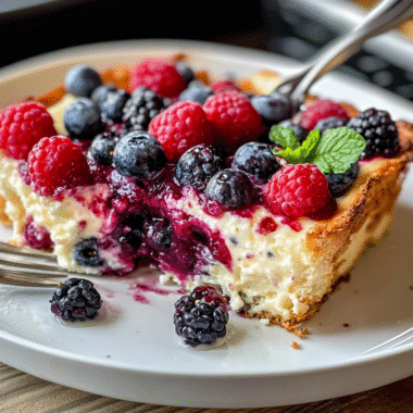 Protein Triple Berry Bake