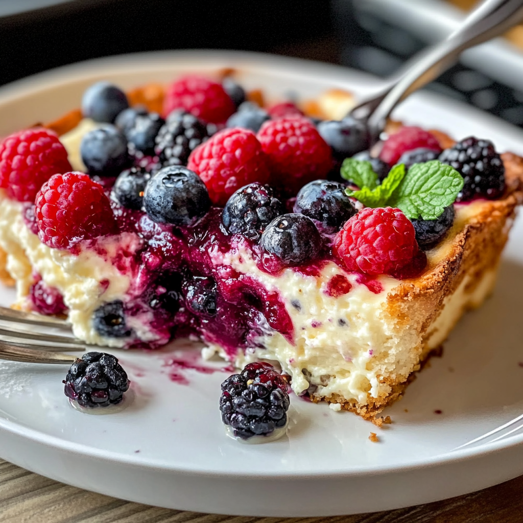 Protein Triple Berry Bake
