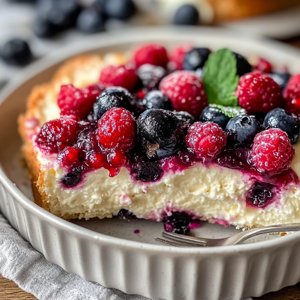 Protein Triple Berry Bake