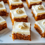 Pumpkin Bars with Cream Cheese Frosting