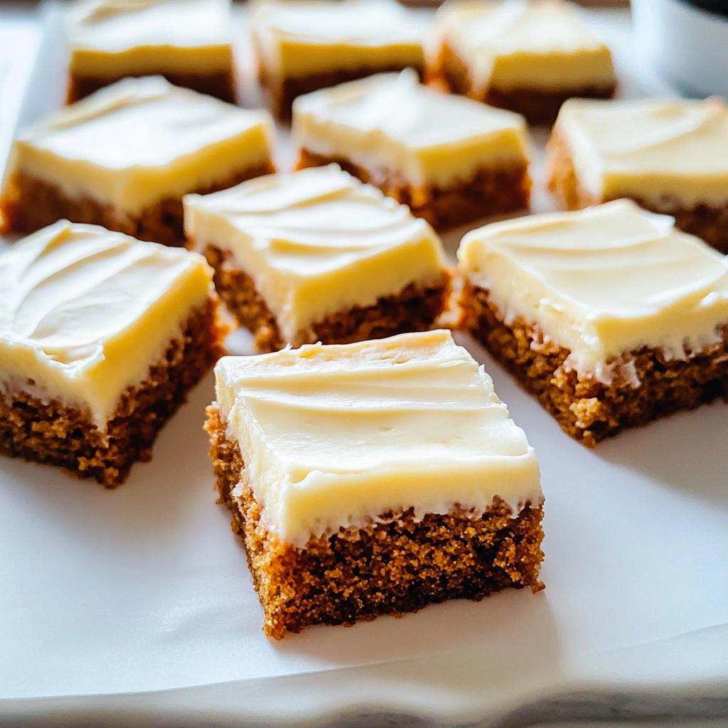Pumpkin Bars with Cream Cheese Frosting