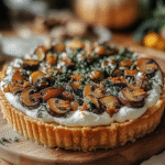 Pumpkin Sage & Mushroom Tart