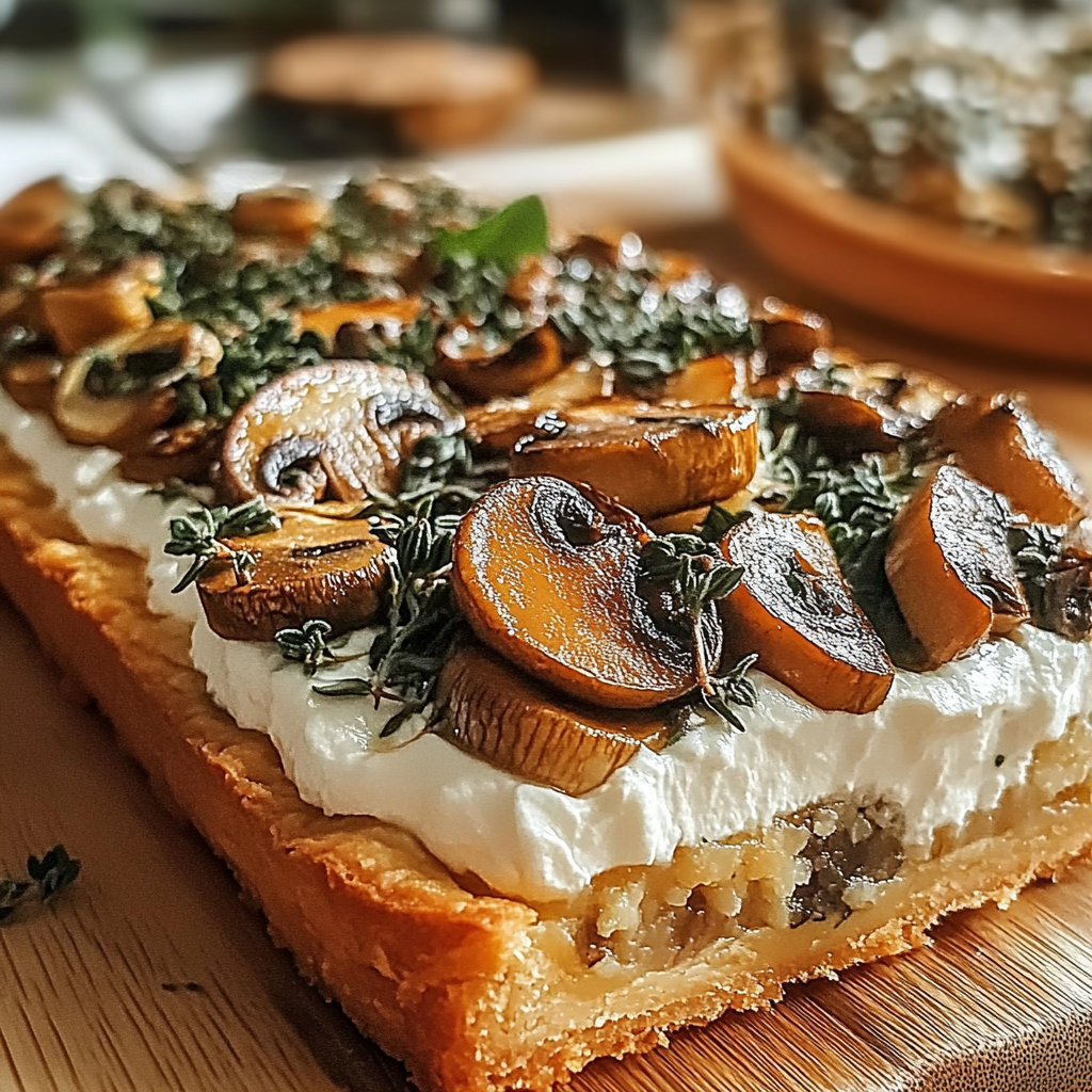 Pumpkin Sage & Mushroom Tart