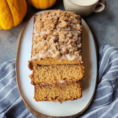 Pumpkin Streusel Bread