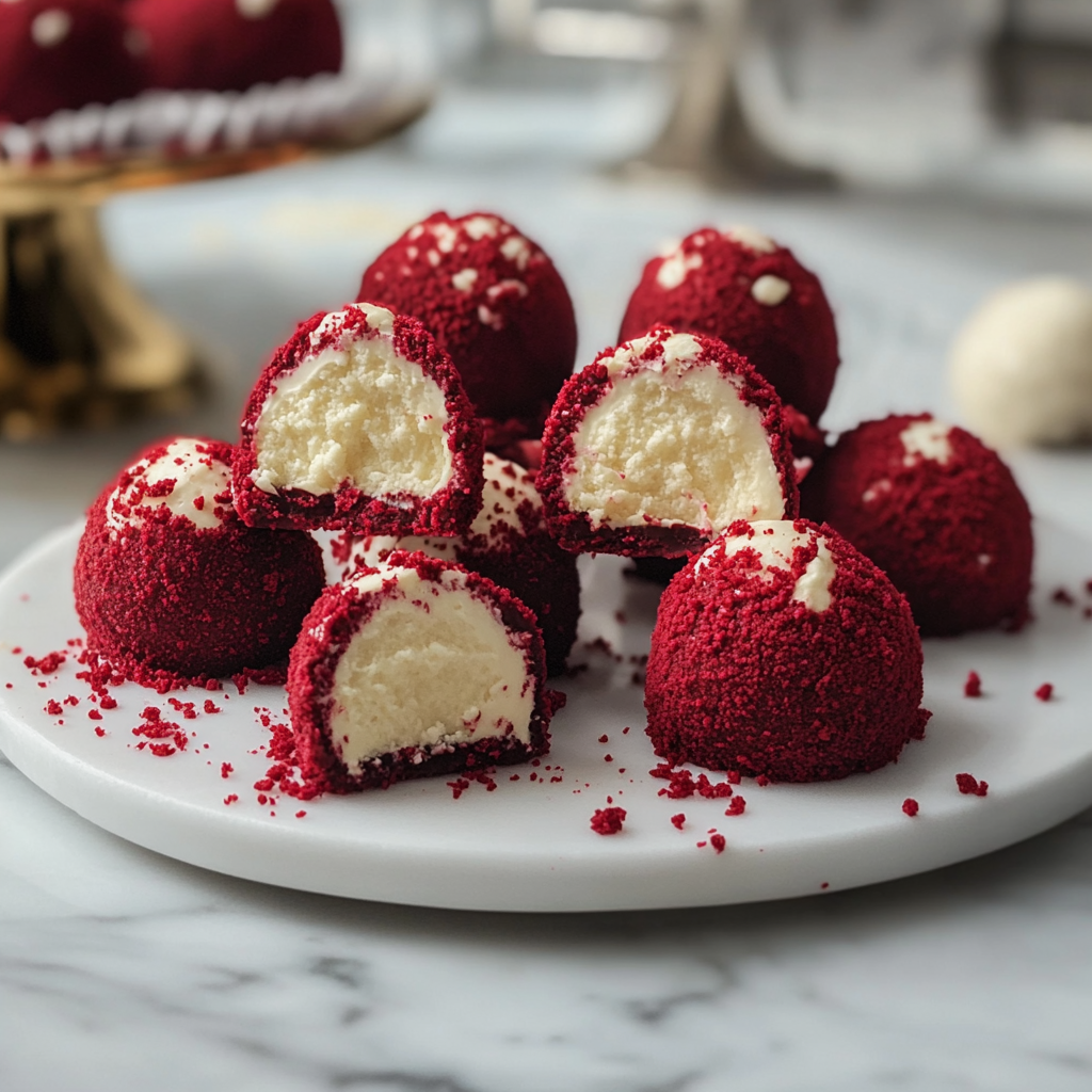 Red Velvet Snowballs