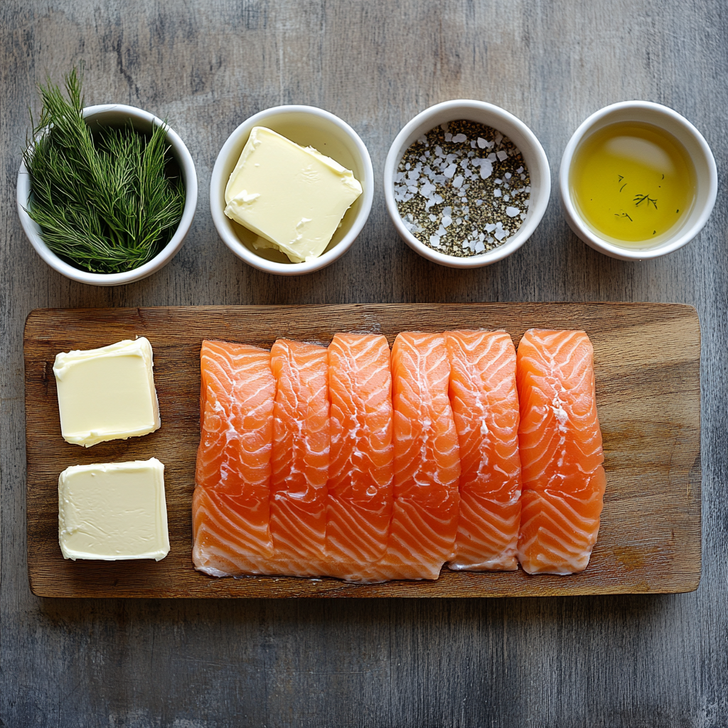 Salmon Rillettes ingredients