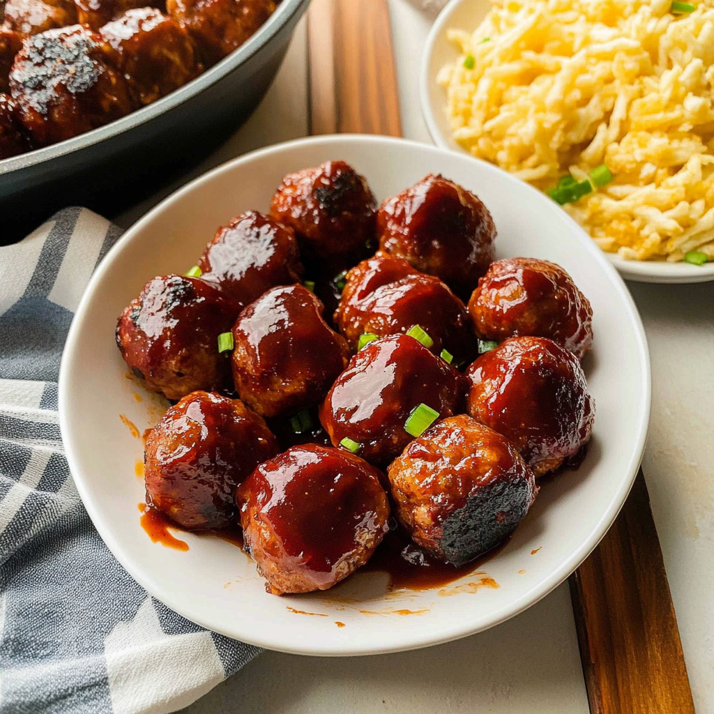 Slow Cooker BBQ Meatballs