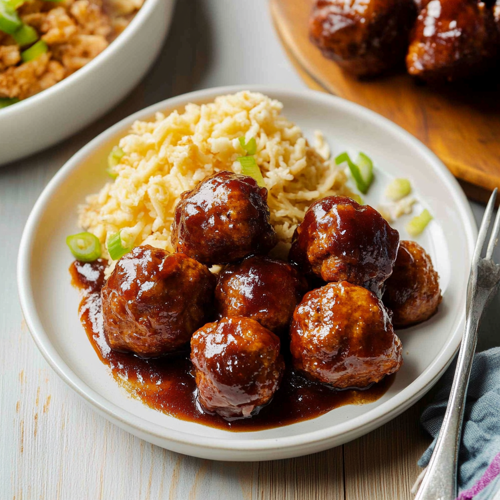 Slow Cooker BBQ Meatballs