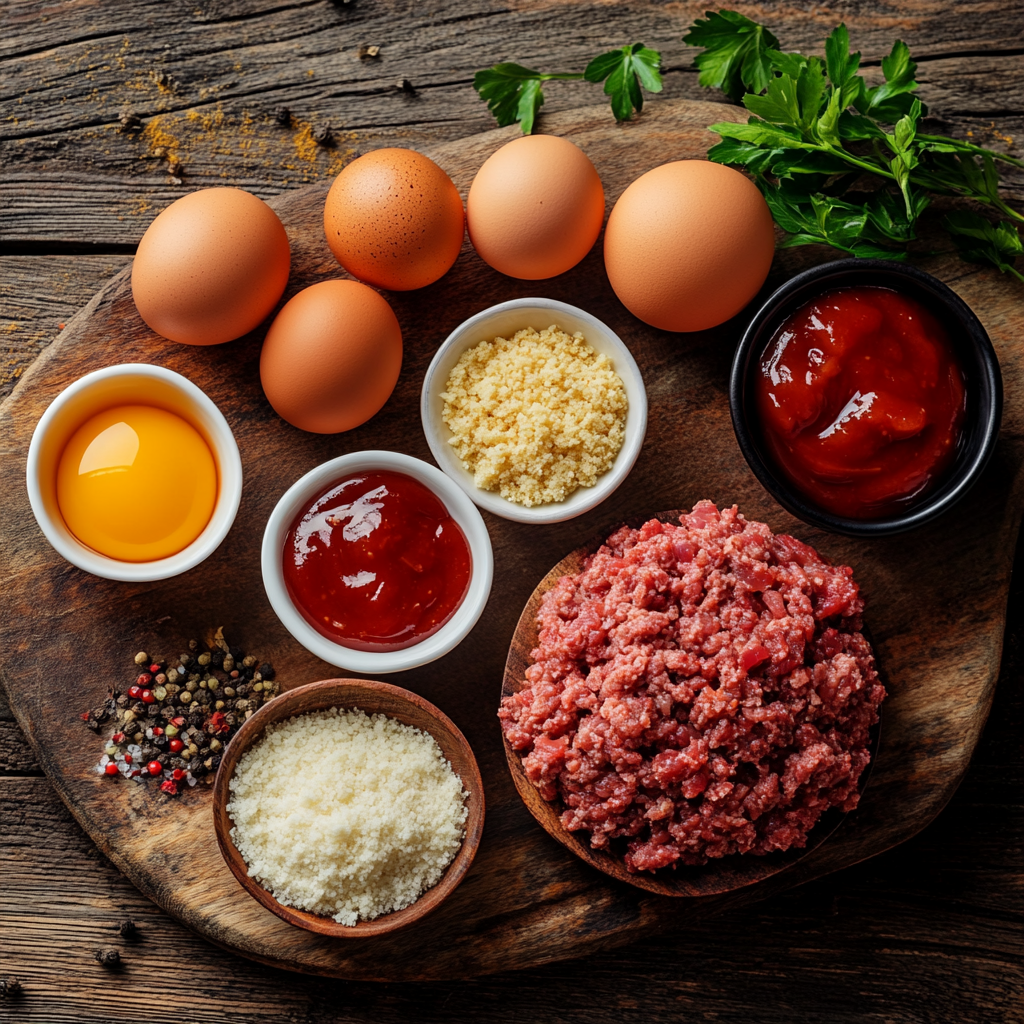 Slow Cooker BBQ Meatballs ingredients