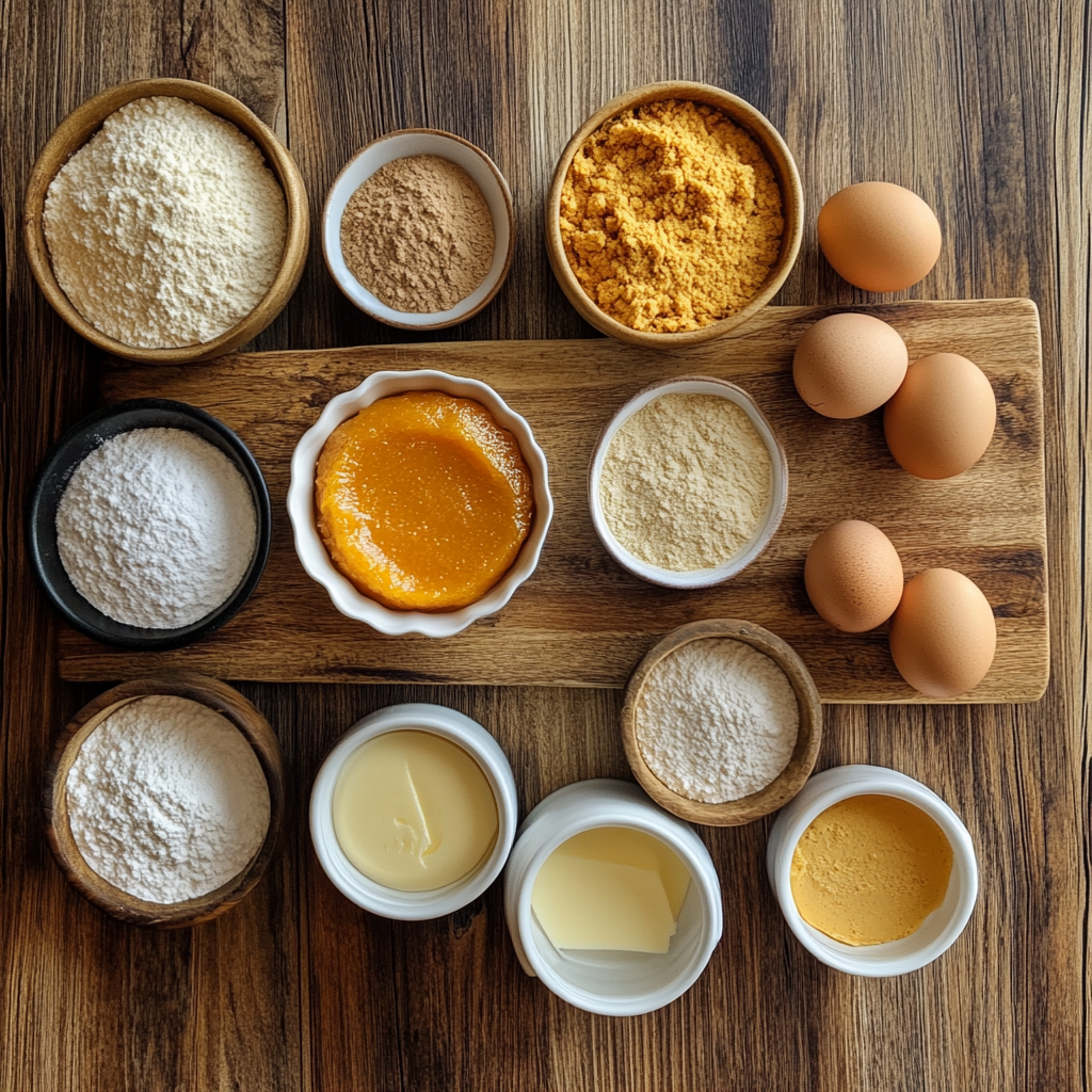 Soft Pumpkin Cookies ingredients