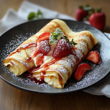 Strawberry Crepes