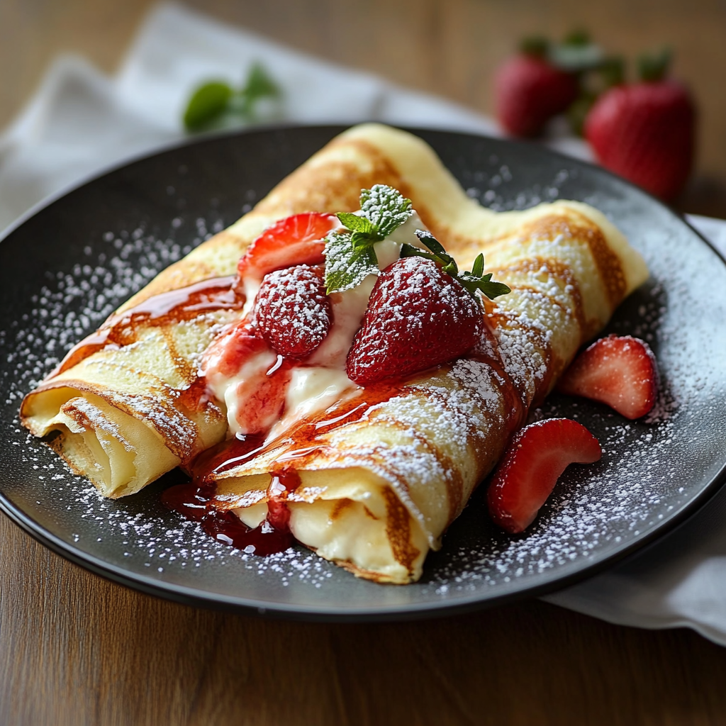 Strawberry Crepes