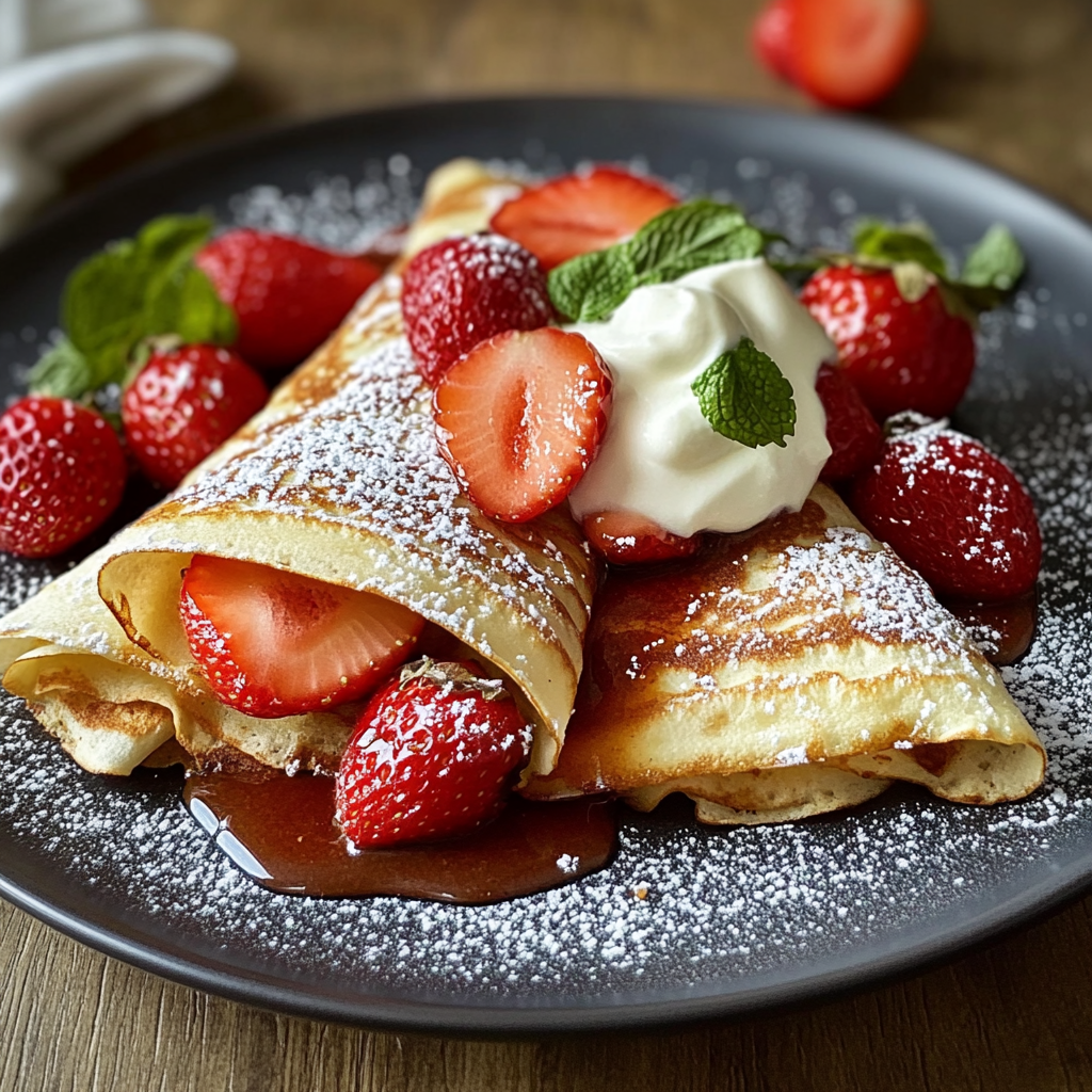 Strawberry Crepes
