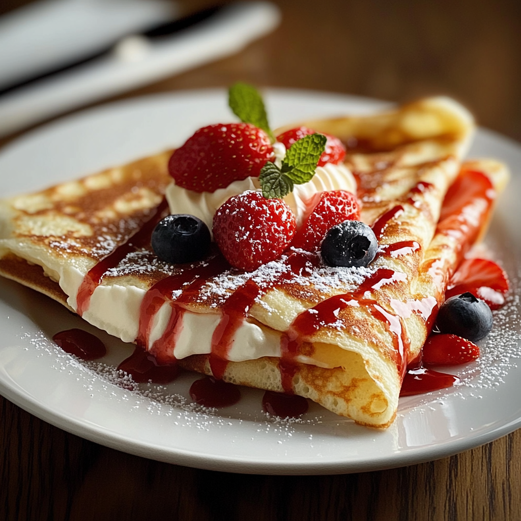 Strawberry Crepes
