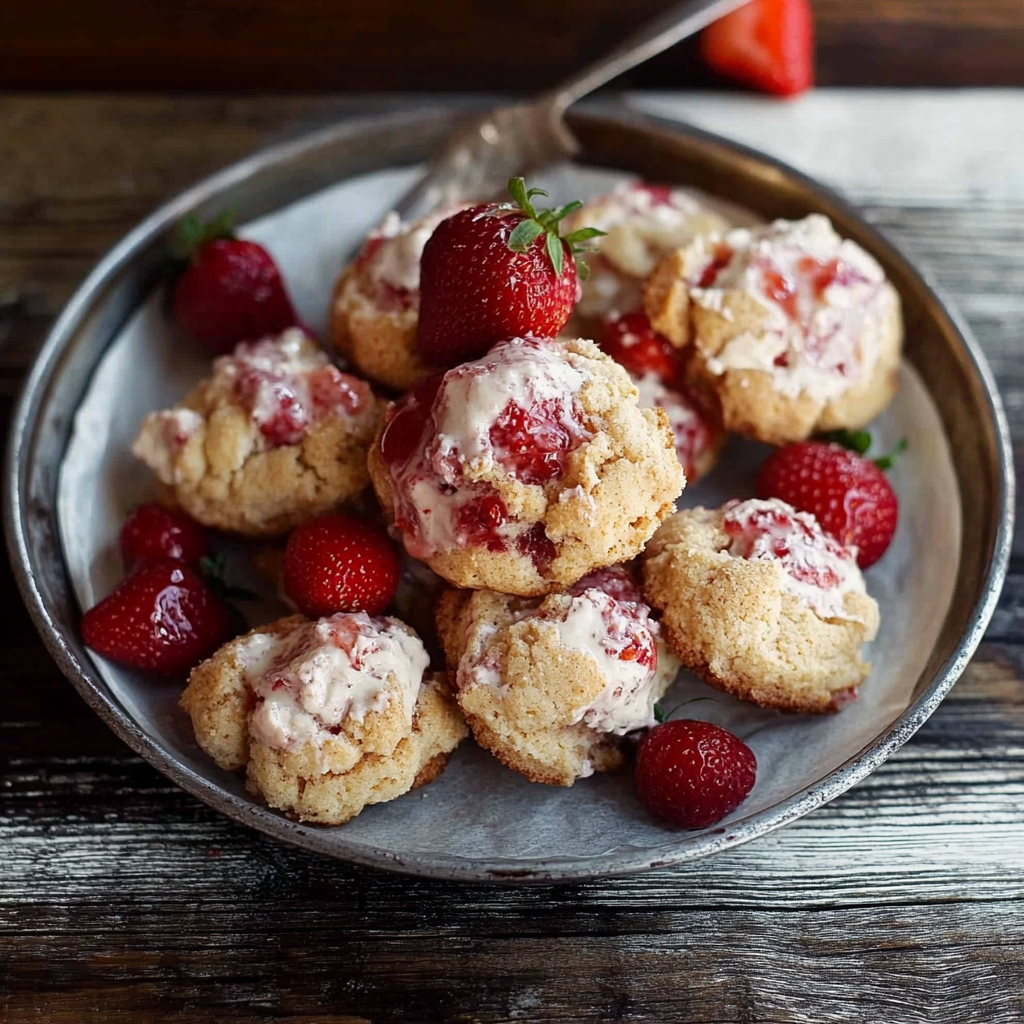 Strawberry Shortcake Cookies