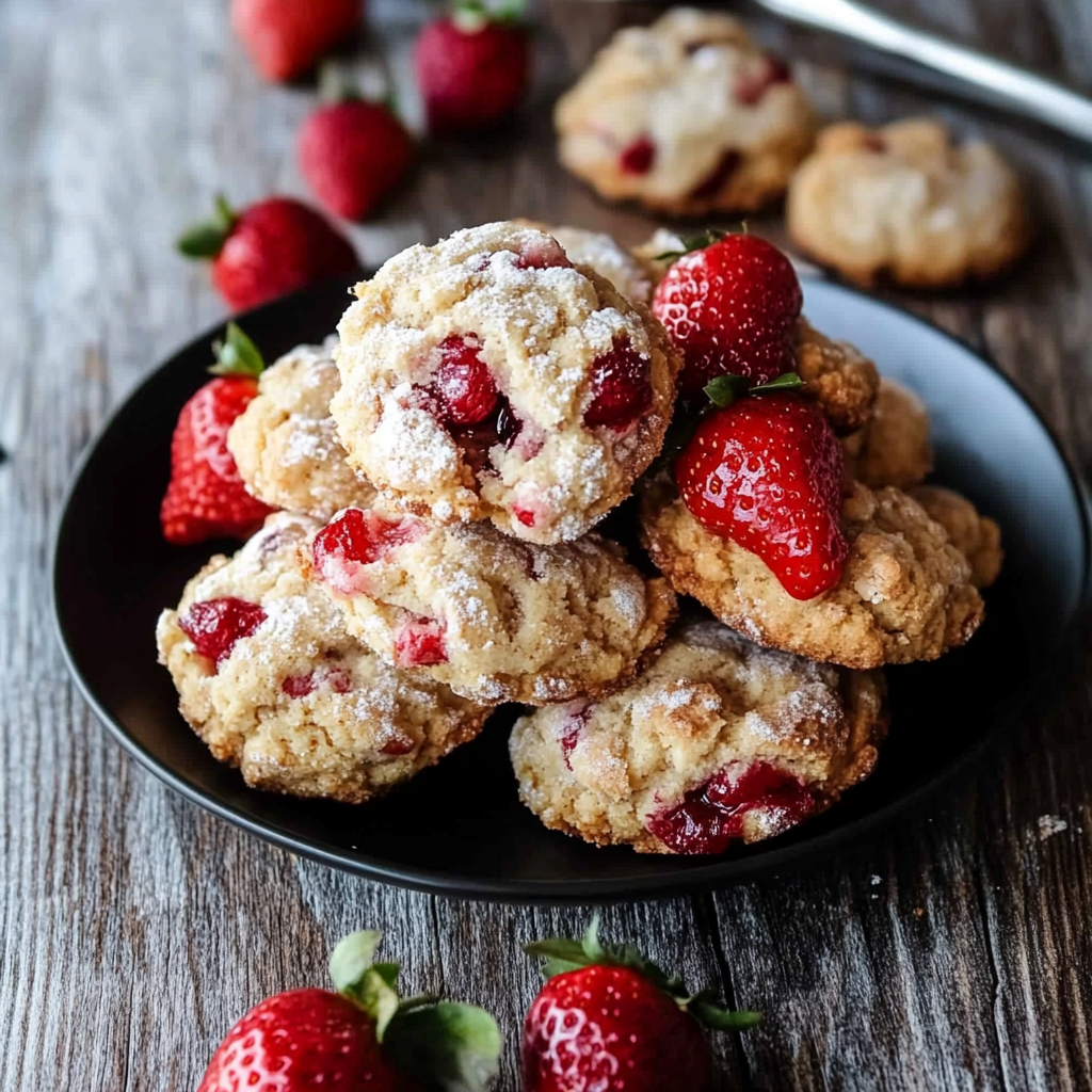 Strawberry Shortcake Cookies