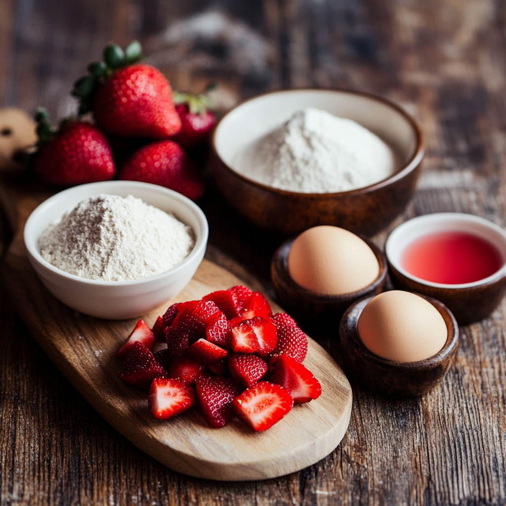 Strawberry Shortcake Cookies ingredients
